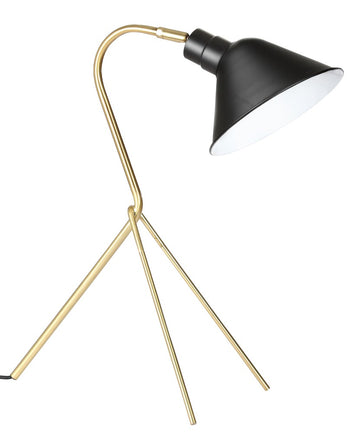 Mae 20.25" Brass LED Task Lamp - JONATHAN Y